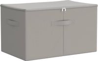 vidaXL Opbergbox 24 stuks nonwoven stof 55 x 35 x 32 cm Grijs