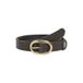 VILA VIALISON donkerbruin leren riem