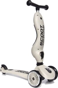 Scoot & Ride Highwaykick 1 Step - Loopfiets Ash - Wit