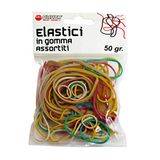 Elastische zakken 50 g. Assortiti (600 gr.) Verpakking van 12 stuks.