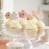 Ginger Ray 'Hello Baby' Bloemen - 12 stuks
