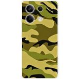 Xiaomi Bedrukt siliconen hoesje compatibel met Xiaomi Redmi Note 13 5G Camouflage