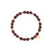 Tamaris armband voor dames, Beads/Braun-Gold I Wasserfest van roestvrij staal en Größenverstellbar I dames Armschmuck