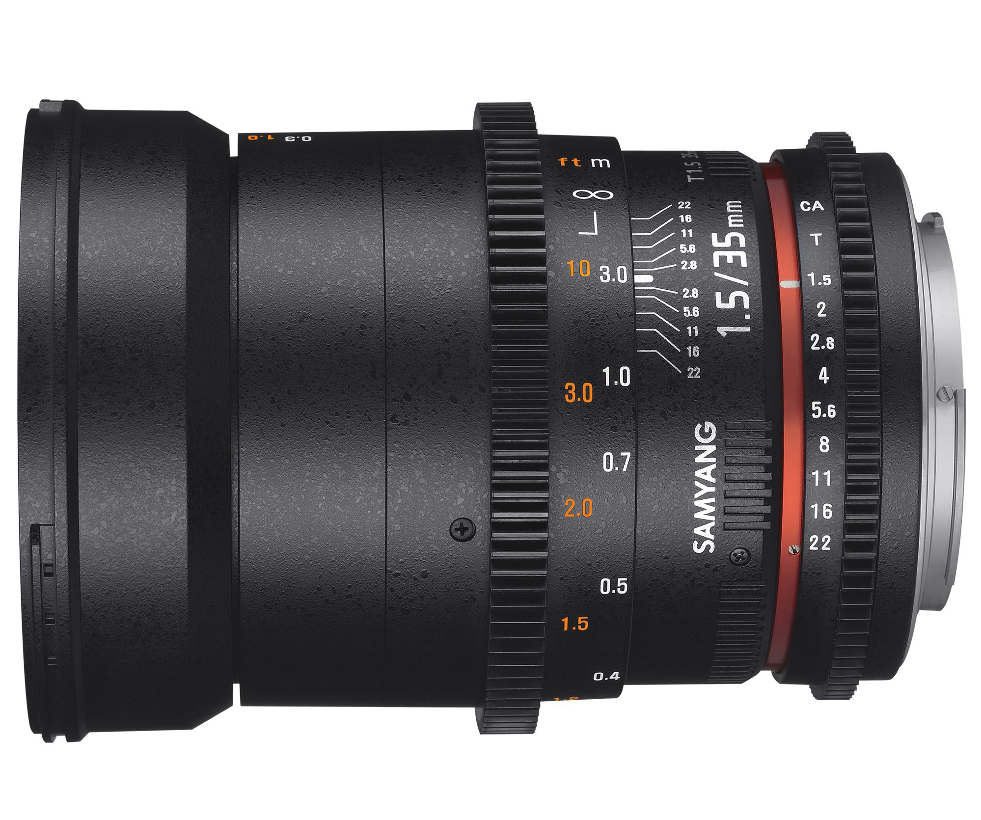 Samyang 35mm T1.5 VDSLR AS UMC II Micro Four Thirds (MFT) Zwart