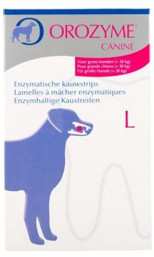 Orozyme Canine Kauwstrips Large 141G