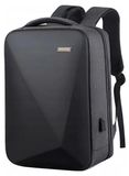 Verk 14687 Sac à dos de voyage pour ordinateur portable avec cadenas 42 x 30 x 14 cm, noir et gris