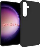 MobyDefend Hoesje - Geschikt voor Samsung Galaxy S24 Plus (S24+) - TPU Backcover - Mat Zwart