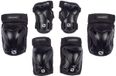 Nijdam Skate Beschermset Senior - Ink Shield - Zwart/Zilvergrijs - S