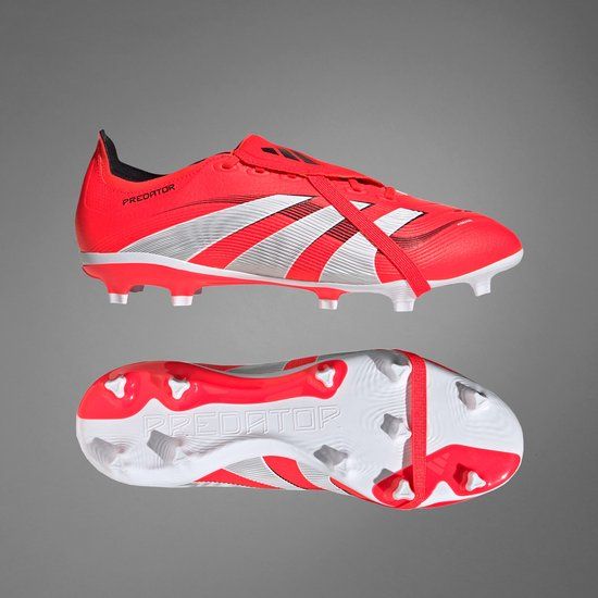 adidas Performance Predator League Fold-Over Tongue Firm / Multi-Ground Voetbalschoenen - Unisex - Rood