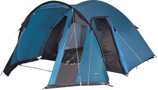 High Peak Tessin 5 - Koepeltent - Blauw - 5-Persoons