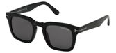 Tom Ford Dax Ft 0751-n Lunettes de soleil géométriques Noir Gris 48mm