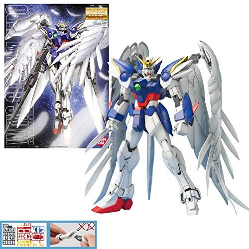 Gunpla BANDAI 83102P Modelbouwset MG 1/100 W Gundam Zero Custom-robot, bouwbaar, 83102P