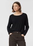 Comma Strickpullover zwart