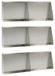 Mur de soutènement Acier inoxydable argent 6 pc 60 x 12 x 30 cm