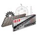 Kettingset DID Kettingset Alu 520ZVM-X / 106 klinknagel slot zwart voor Ducati S 620 cc Bj. 2003