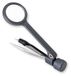 Loupe avec éclairage LED, grossissement 4,5x, lentille 30 mm, pince à épiler