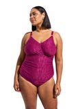 Swim by Zizzi Maillot de bain 'Smikka' rouge violet