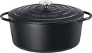 Küchenprofi Provence Braadpan - 33cm Ovaal - Zwart Gietijzer - 7 Liter