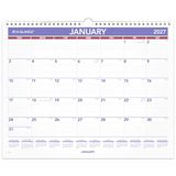 AT-A-GLANCE Wandkalender 2027, maandelijks, 15 "x 12" planner, gelinieerde dagelijkse blokken (PM82827)