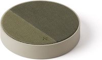 Lexon Oslo Energy Bluetooth Speaker and Charging Station - Light Grey/Green