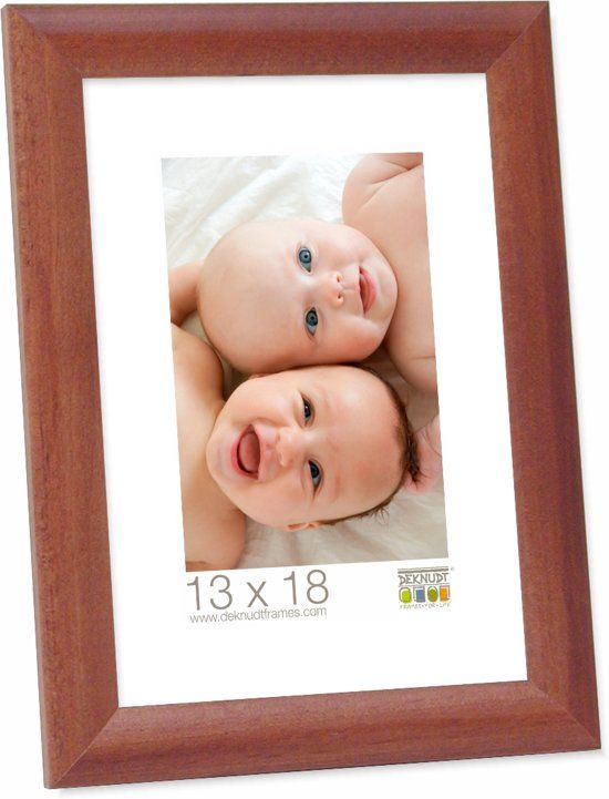 Deknudt fotokader bruin hout - 5412065550874