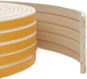 vidaXL Zelfklevende raamdichting Wit 15 x 8 mm 100 m EPDM-schuin
