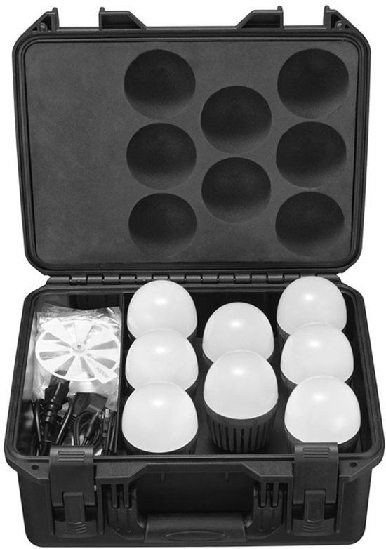 Godox C7R-K8B KNOWLED RGBWW Creative Bulb 8 Light Kit (E27)
