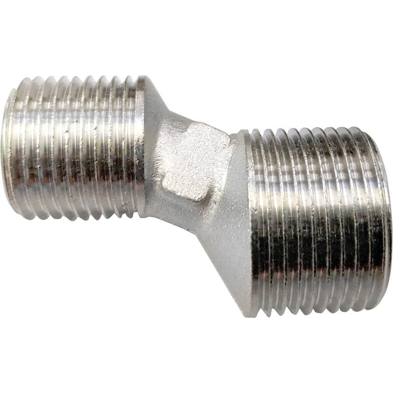 BPE S-koppeling vernikkeld 1/2"x3/4" 11,5mm