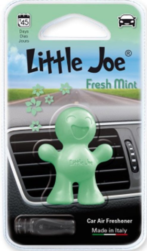 Little Joe 2x Auto luchtverfrisser voor in de airco Groen Fresh Mint