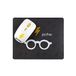 WONDEE Pack 2-in-1 draadloze muis en muismat met Harry Potter-motief in de kleuren wit en zwart