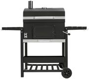 MonsterShop Monster Group BV Houtskool BBQ XL - 57 x 41,5 cm grilloppervlak - zwart - incl. rookhout