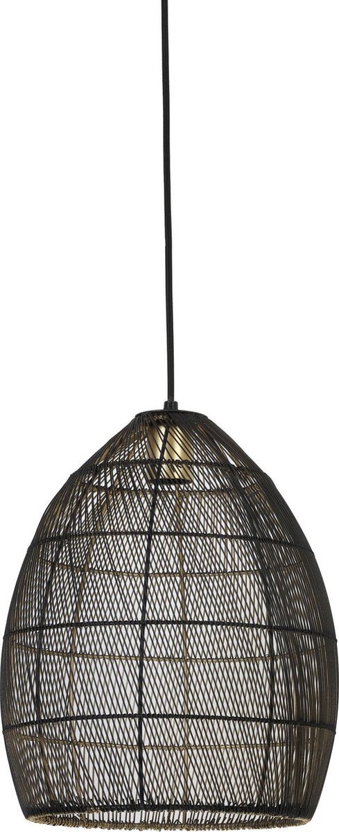 Light & Living Hanglamp Ø30x37 cm MEYA zwart-goud