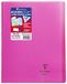Clairefontaine 981408C Pak met 10 Geniete Schriften Koverbook Roze - 24x32 cm - 96 Pagina's Grote Ruitjes - Wit Papier 90 g - Polypro Omslag
