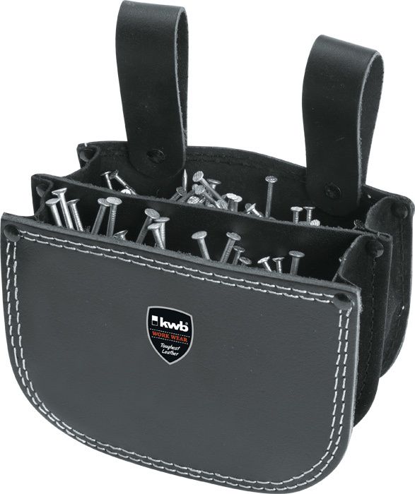 KWB Spijkertas Leer 2-vaks