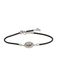 Michael Kors MKJ8619040 Damesarmband messing zilver wit zirkonia 22 cm