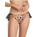 Selmark bas de maillot de bain à nouettes taille basse femme Animal