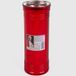 La Briantina Grafkaars 80T Papa Jovanni XXIII van paraffine, rood, 22,5 x Ø 8 cm