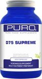Puro D75 Supreme Vitamine D3 75mcg 250 Capsules