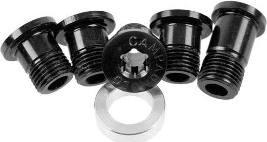 Campagnolo Kettingbladbouten FC-SR200 Zwart Carbon