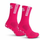 FS FitSockr Gripsocks FitSockr Gripsokken Voetbal 2 Paar - Roze - Maat 32-36