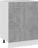 vidaXL Onderkast Lyon 60x46x81,5 cm bewerkt hout betongrijs