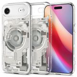 Spigen Ultra Hybrid Zero One (MagFit) mobiele telefoonhoes voor iPhone 17 Air - Titanium, Transparant