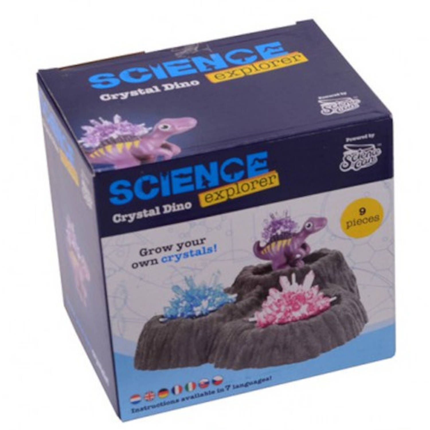 Jouet-Plus Science Explorer Dinosaurus Kristallen Set - Blauw