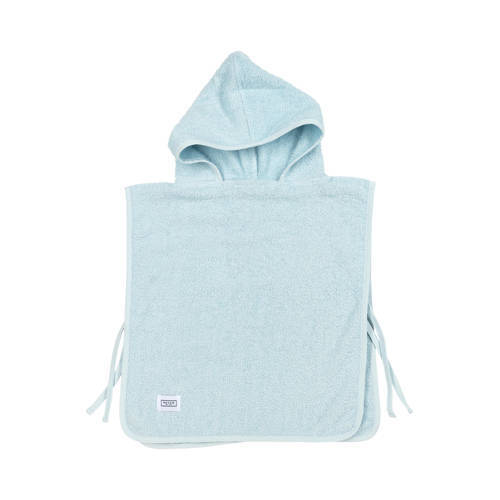 Meyco Meyco badponcho 1-3 jaar Basic badstof light blue