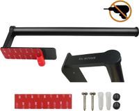 El suvon® Porte-rouleau de cuisine - Porte-essuie-tout - Noir - Accessoire de cuisine