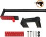 El suvon® Porte-rouleau de cuisine - Porte-essuie-tout - Noir - Accessoire de cuisine