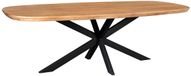 Merkloos / Sans marque Starfurn - Eettafel Madison - Bruin - 100x200x76 cm