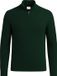 Vercate - Quarter Zip / Half Zip Trui - Cashmere / Kasjmier Blend - Kabeltrui / Pullover - Regular Fit - Donkergroen - Maat M