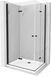 Mexen Lima Duo douchecabine pliable 100 x 90 , transparent, noir + receveur de douche plat