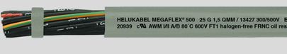 HELUKABEL MEGAFLEX 500 Câble de signal Gris